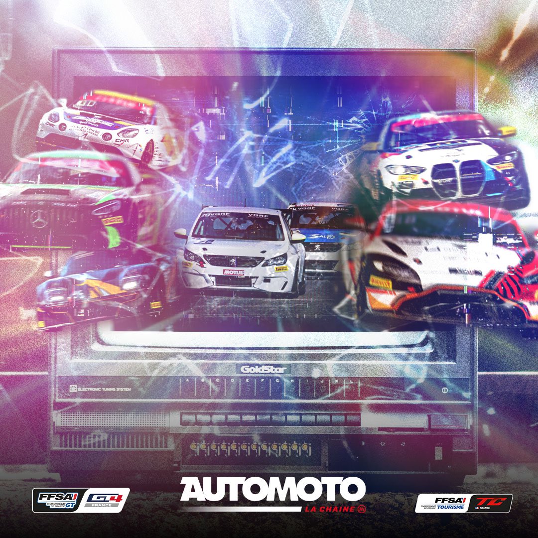 🔵Toutes les courses du #FFSAGT diffusées en direct ou en léger différé sur @automoto_lachaine 
⚪️Des directs et une émission spéciale pour le #FFSATourisme
🔴Plus de 5️⃣ heures d’antenne pour les Coupes de Pâques de Nogaro

🗞️La news complète sur notre site🗞️