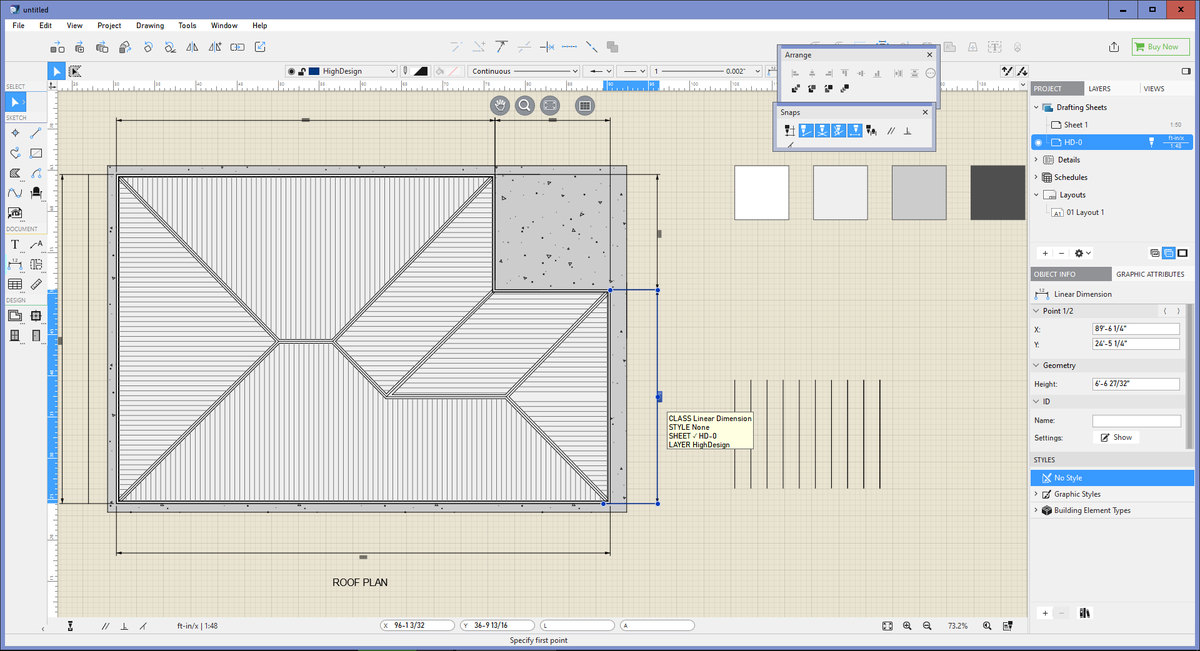 Ralph_Grabowski's tweet photo. From Italy comes @HighDesignCAD by @ilexsoft, a 2D CAD program that acts as a design and documentation tool.
It comes with pre-defined parametric complex walls, doors, windows, and columns.
Here is what one of the templates looks like.
30-day demo: https://t.co/qtR4jhSMdh https://t.co/UASM1Z9LfG