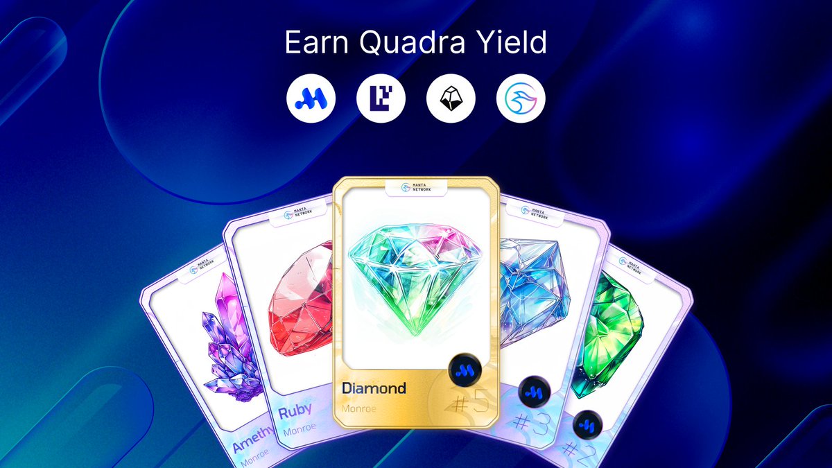 Points farming doesn't have to be complicated. 

Manta makes it easy for users to qualify for 3 different points initiative just by taking part in #RenewParadigm.

EigenLayer Points, M-Stone Points and Monroe Points 🤯. On top of all the points rewards, you are getting extra