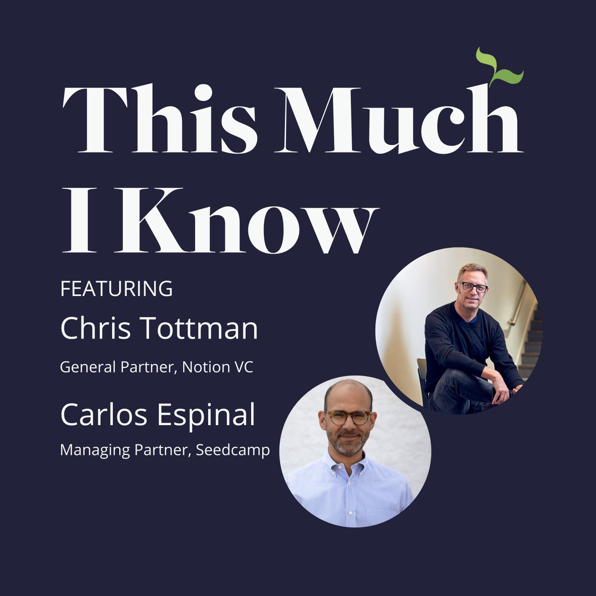 🎙️ In the latest episode of This Much I Know, @cee chats with @ChrisTottman1 @NotionCapital @INCLUDED_VC about: – the evolution of VC in Europe – how founders can be successful in company building – the role of mentorship in the VC industry Tune in 🎧 sdca.mp/TMIK_Chris_Tot…