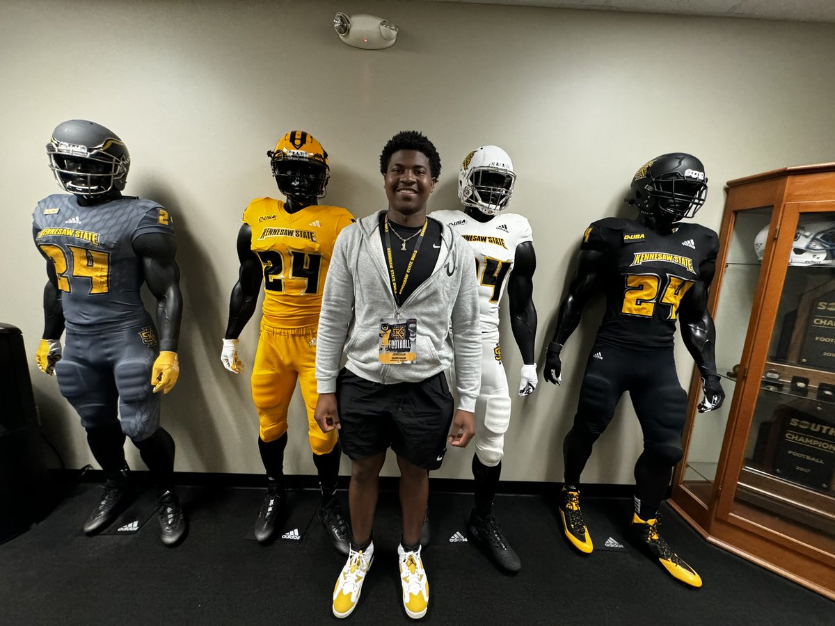 I want to say thank you to Kennesaw State University coaches and staff for having me this afternoon. The opportunity to see and learn, I'm thankful for this opportunity. #GOOWLS🦉#EAT @Coach_Burks @CoachLiamKlein @BohannonBrian @larryblustein @DOMXprospects @DuvalSports