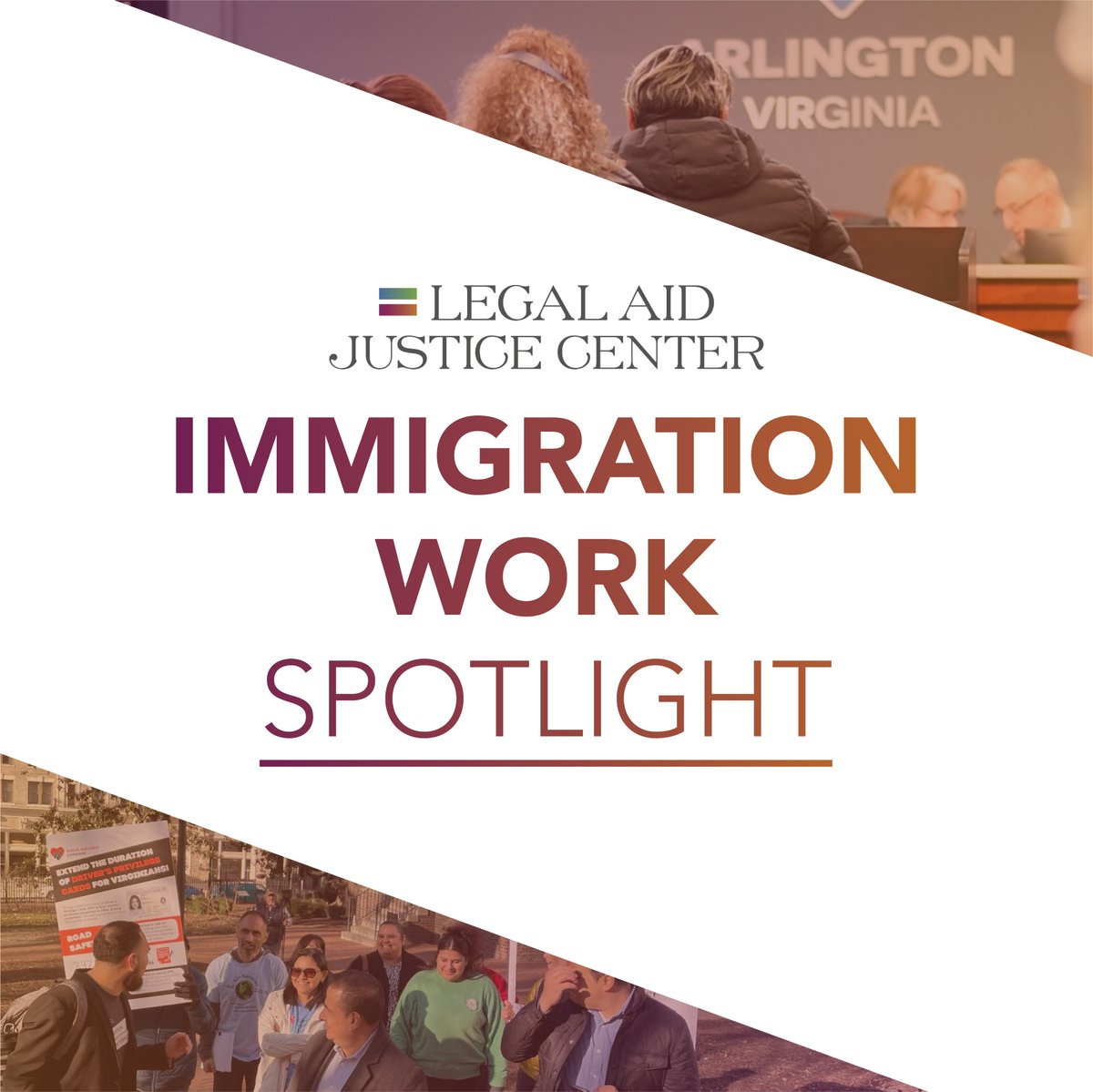 Today, we want to highlight the recent efforts of our Immigrant Justice Program. This past week, the team has been hard at work pushing serious reform to immigration policy in Virginia as a part of the Free Them All Coalition of #Virginia. Read More ➡️ justice4all.org/news/lajc-immi…