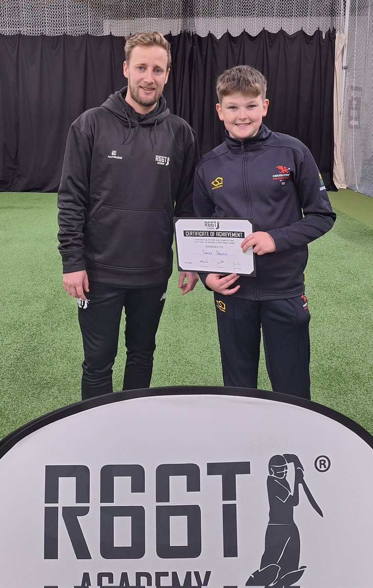 Happy boy today. Hard work and practice pays off in the long term and he enjoyed it. Thank you @sparkyoleary1 @TheRootAcademy @wicket2wicket