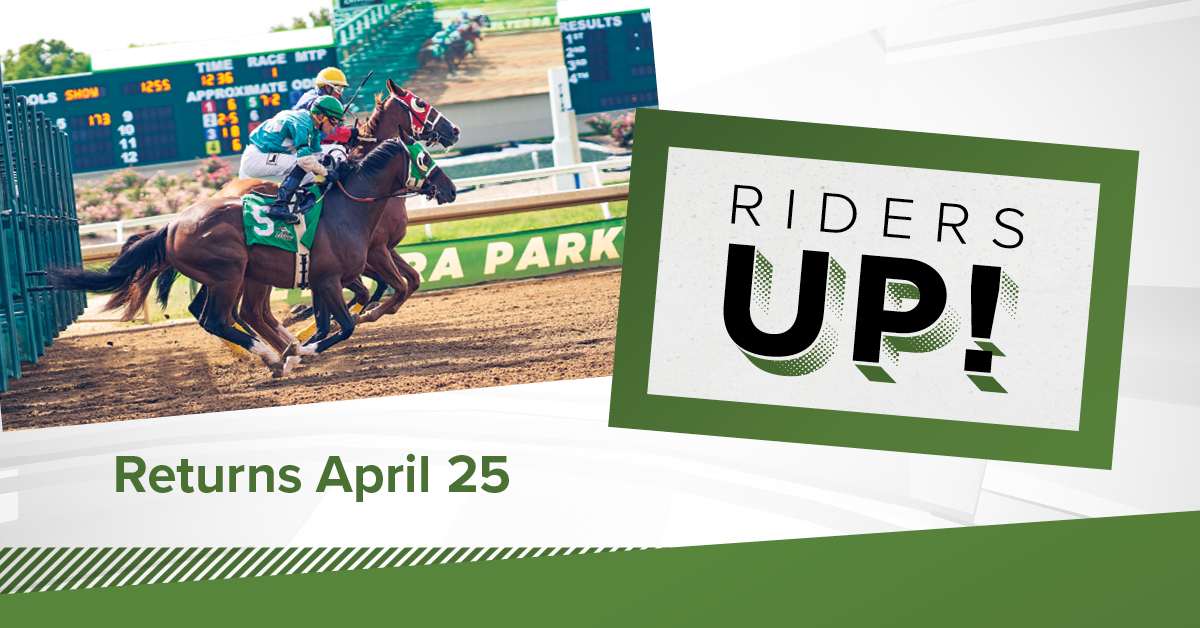It's official! Live racing returns to @BelterraPark #Cincinnati on Thursday, Apr. 25, with a first post time of 12:15pm. Racing will run Wednesdays - Saturdays, with a 12:15pm post time. ️ Must be 21+. Gambling problem? Call the Ohio Problem Gambling Helpline at 1-800-589-9966
