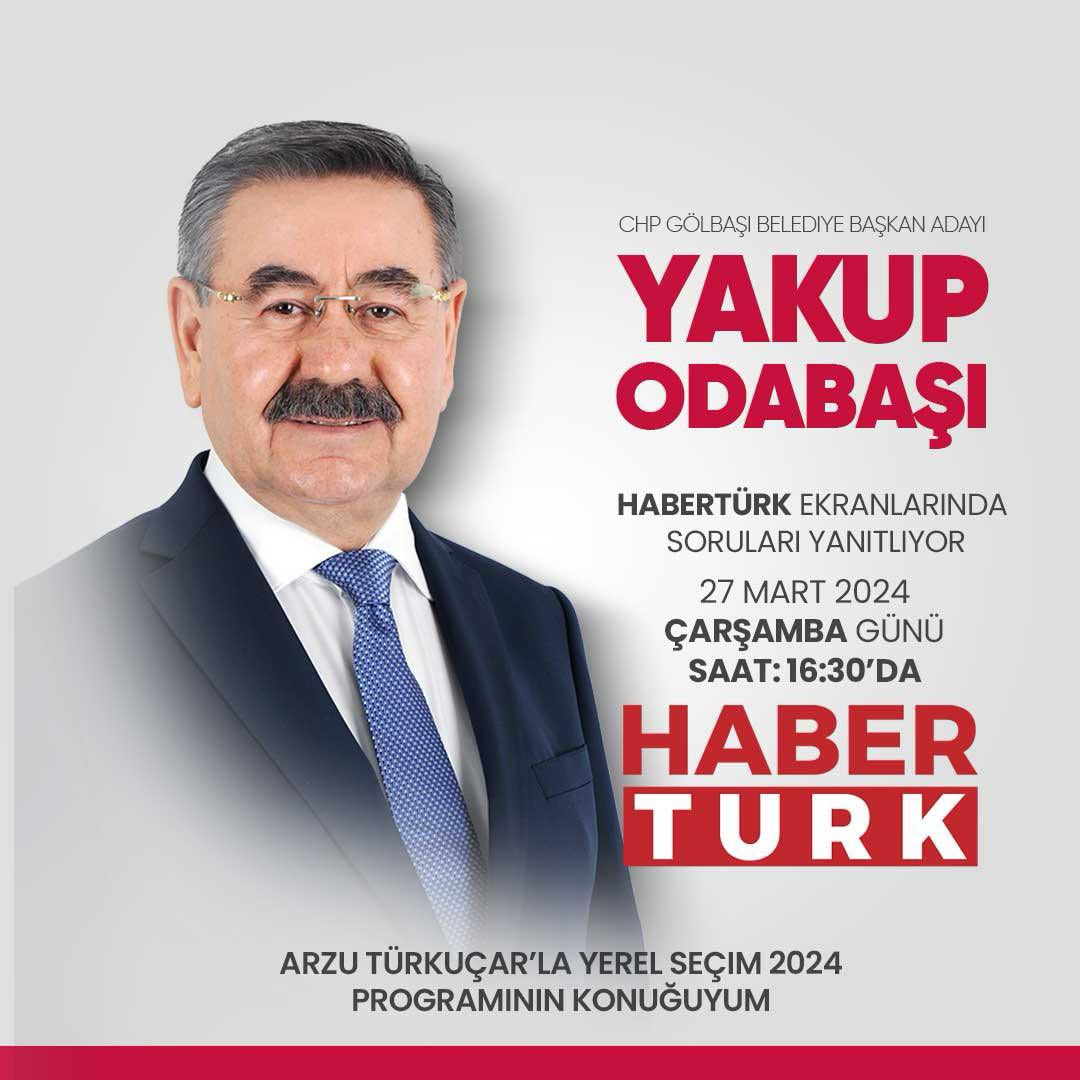 27 Mart günü saat 16:30’da HaberTürk’te Arzu Türkuçar’la Yerel Seçim 2024 programı konuğuyum. Tüm hemşehrilerimizi HaberTürk ekran başına bekliyorum.

#habertürk #arzutürkuçar #yerelseçim2024