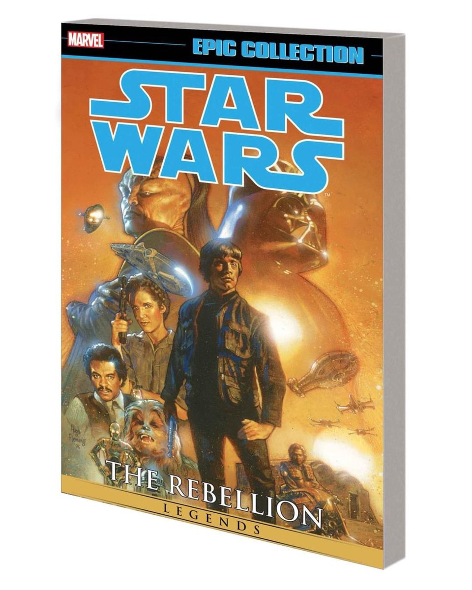 Cover art for Star Wars Legends Epic Collection: The Rebellion, Vol. 6! Coming September 3 (note the date change)! #starwars #starwarslegends #starwarsrebellion #marvel #comics #marvelcomics #epiccollection #marvelepiccollection