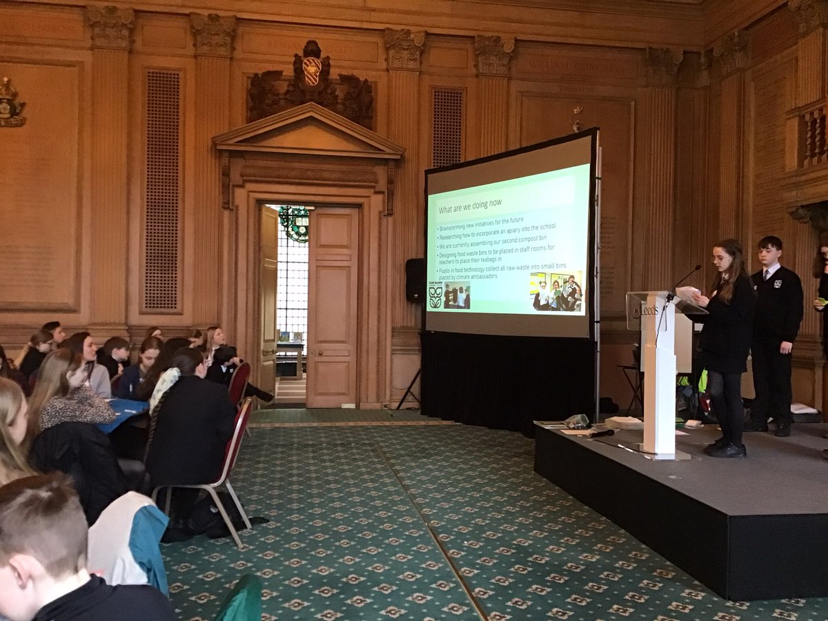 A huge thank you to @abgacademy @bishopyoungce @carr_manor for their inspiring presentations at our #ecoyouthleeds event yesterday!