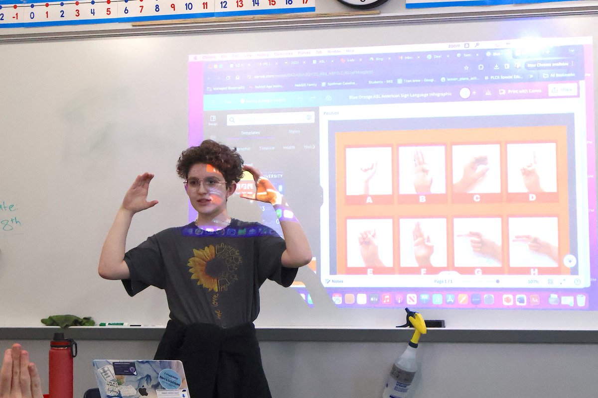 Ann Teigland (@mrsteiglandtod) on Twitter photo We had our first ASL club meeting at <a href="/PLSHSTitans/">Papillion La Vista South High School</a> yesterday! It was awesome seeing so many students excited to learn more about Deaf Culture and ASL! <a href="/PLCSchools/">Papillion La Vista Community Schools</a> #ASL #Inclusion #DeafCulture We had our first ASL club meeting at <a href="/PLSHSTitans/">Papillion La Vista South High School</a> yesterday! It was awesome seeing so many students excited to learn more about Deaf Culture and ASL! <a href="/PLCSchools/">Papillion La Vista Community Schools</a> #ASL #Inclusion #DeafCulture