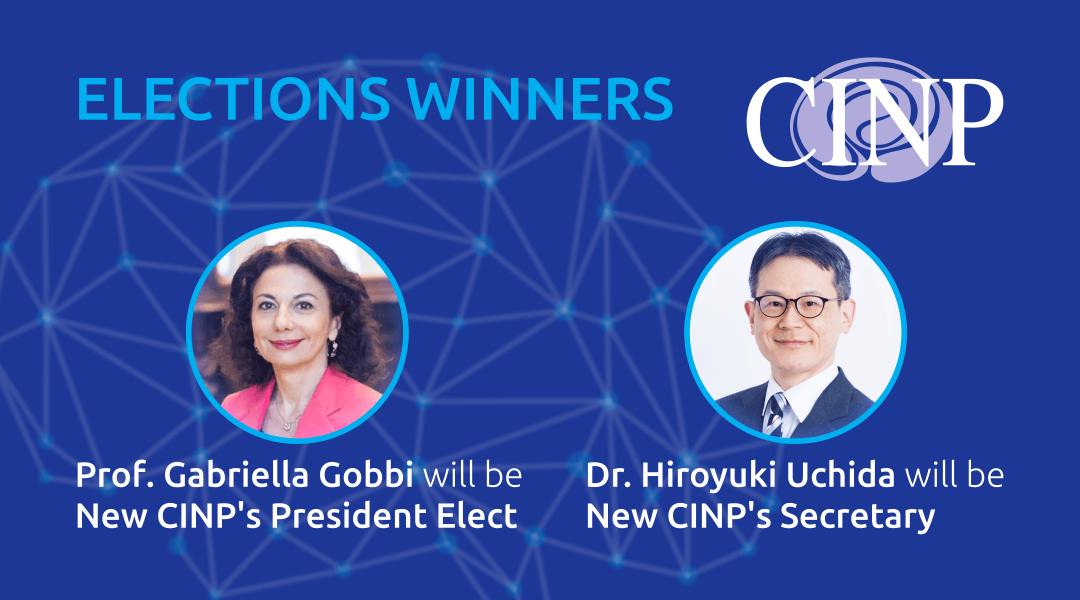‼️Our sincere congratulations to Prof. Gabriella Gobbi,  CINP's New President Elect. It is a historic moment for CINP to elect its first female President (shorturl.at/adEJ5) Congratulations to Dr. Hiroyuki Uchida who was voted new CINP's Secretary (shorturl.at/ltFH2)