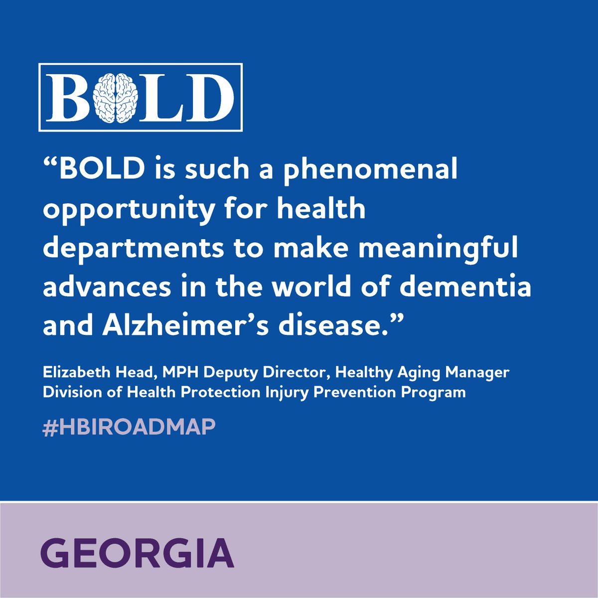 Thanks to the #BOLDAlzheimersAct, public health departments at state, local, and tribal levels are creating the necessary infrastructure to address Alzheimer’s and dementia in their communities.