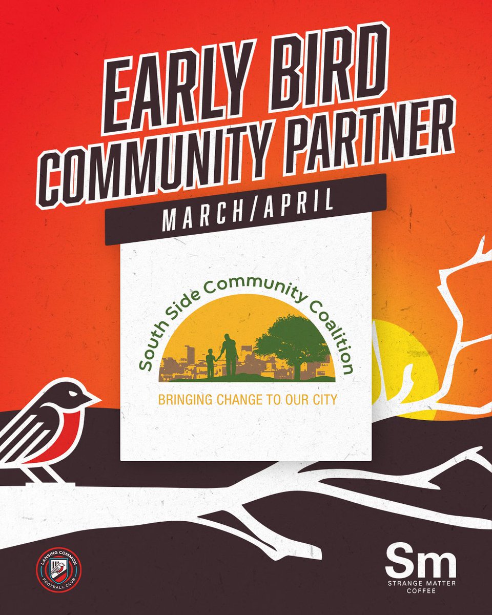 Our Early Bird partner for March and April is the South Side Community Coalition! Learn more about their work at: southsidecommunitycoalition.com/about For every bag of Early Bird coffee you buy from Strange Matter, we make a donation! strangemattercoffee.com/product/the-ea…