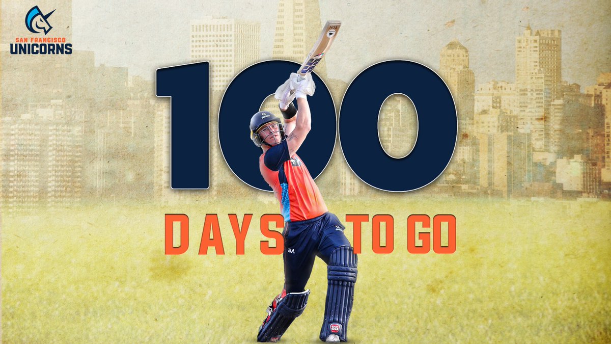 Start the countdown! ⏲️

We're just 💯 days away from #MajorLeagueCricket 2️⃣0️⃣2️⃣4️⃣

#SFUnicorns #MLC2024