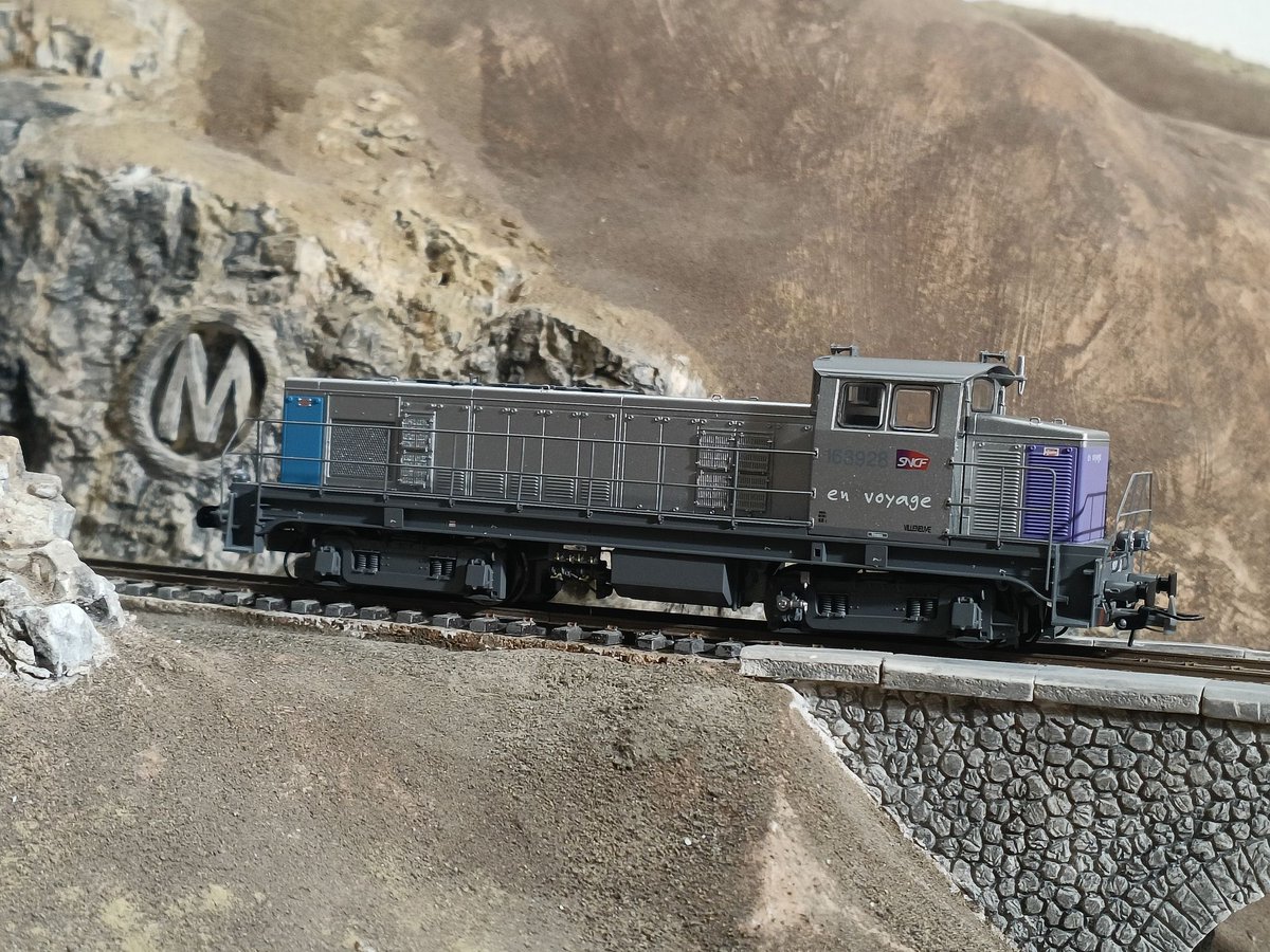 🛤️ Locomotives BB 63000 R37 sur réseau miniature.