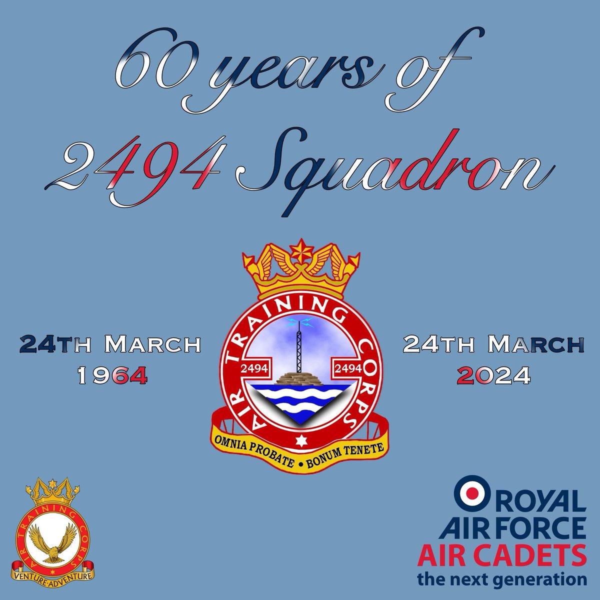 Here’s to the next 60 years… <a href="/BgWing/">B&G Wing Air Cadets</a>