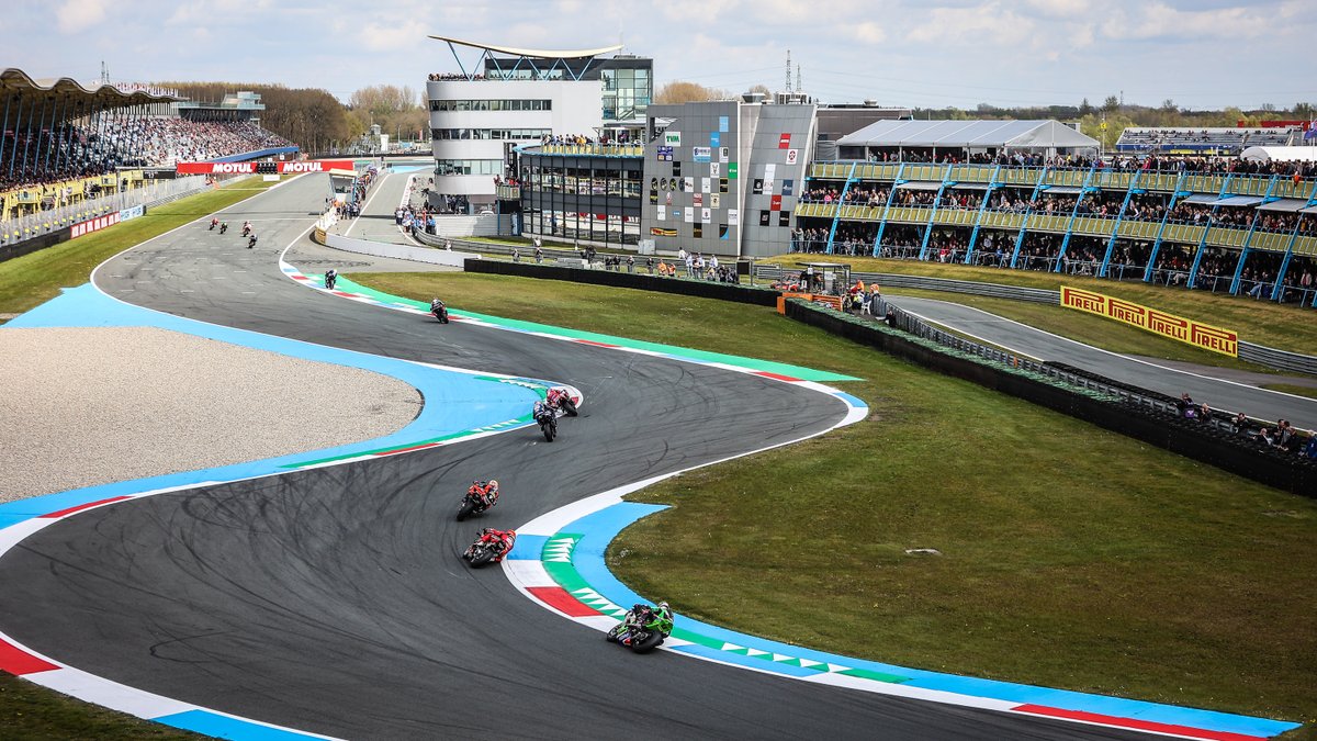 TT Circuit Assen is an absolute MUST-VISIT! ☝️ Get your tickets for the thrilling action of #WorldSBK at the Cathedral of Speed 🎟️ 👉 bit.ly/4cqWrfT