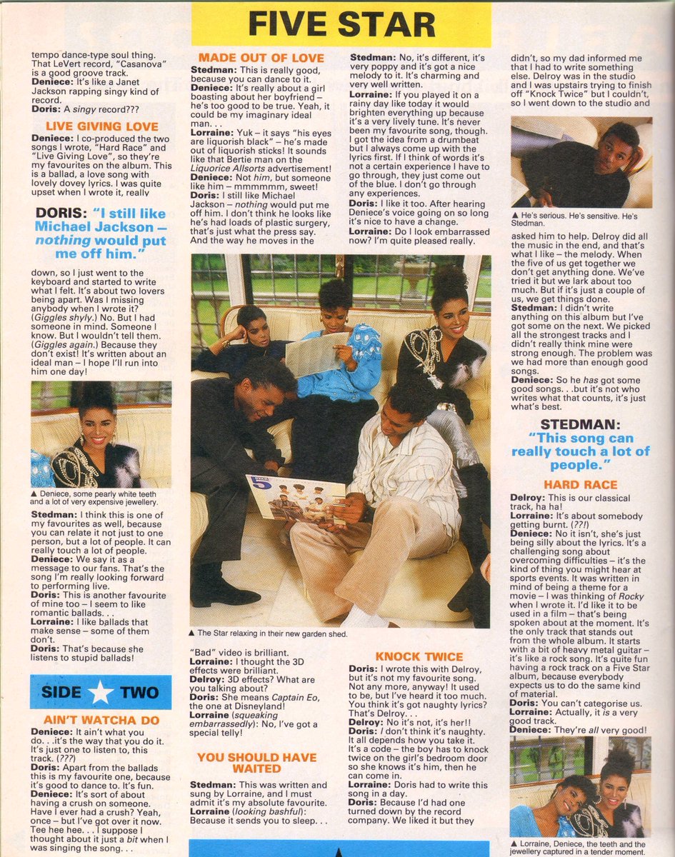 Album review by @5starofficial from October 1987