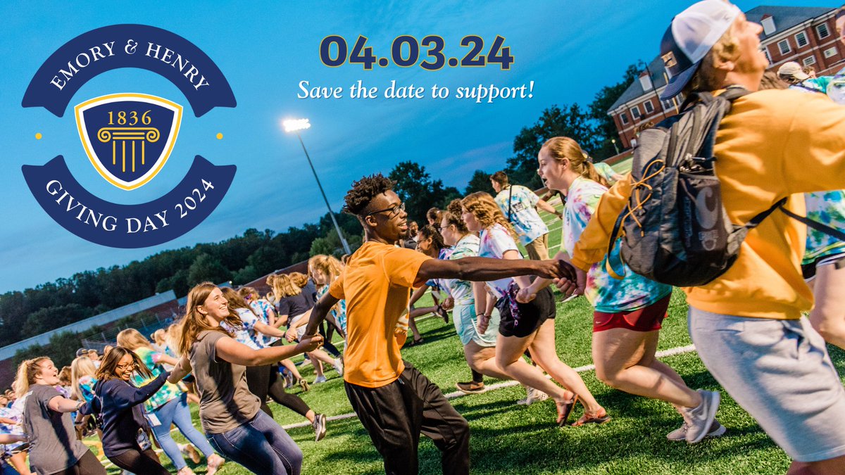 Please mark your calendar to participate in E&H Giving Day! From April 3-4, noon to noon, we will celebrate our students and the spirit of generosity! Lend support to the E&H Fund, contribute to I-HEY, the WEHC radio station, or any area of interest. ehc.edu/givingday