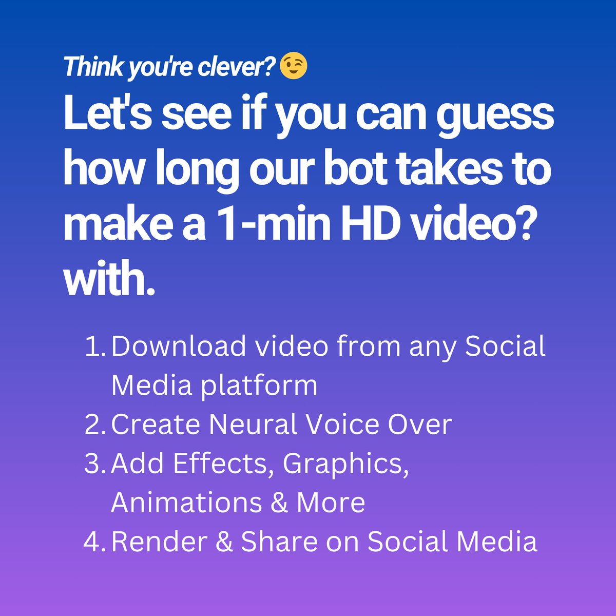 Thinkbix's tweet image. Do you Think you&apos;re clever? 👀  Let&apos;s answer it with in 10 seconds.

#Challenge
#TechChallenge
#bot 
#botai 
#Artificialintelligence 
#Quiz 
#QuizGame 
#QuizChallenge 
#Game