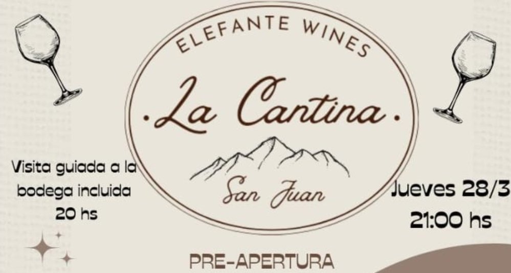 elefantewines's tweet photo. Y un día San Juan centro tiene una bodega abierta al turismo con un restaurante.

"Tengo tiempo, para saber, si lo que sueño concluye en algo" 

Es un hito, créanme que 11 años después es monton

Jueves 28/3 20hs 
Reservas al WhatsApp 2645260917
Los esperamos ! https://t.co/ezimJ7pIkG