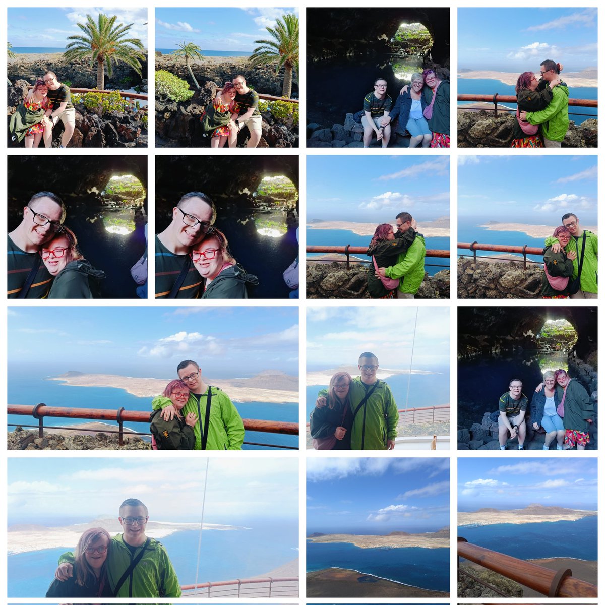 We are in Lanzarote and we are staying at Club la santa apartments our hotel and we all went on a day out to the island of Lanzarote with Suzie, Finlay, Heidi, Liz and myself we had a fun day.