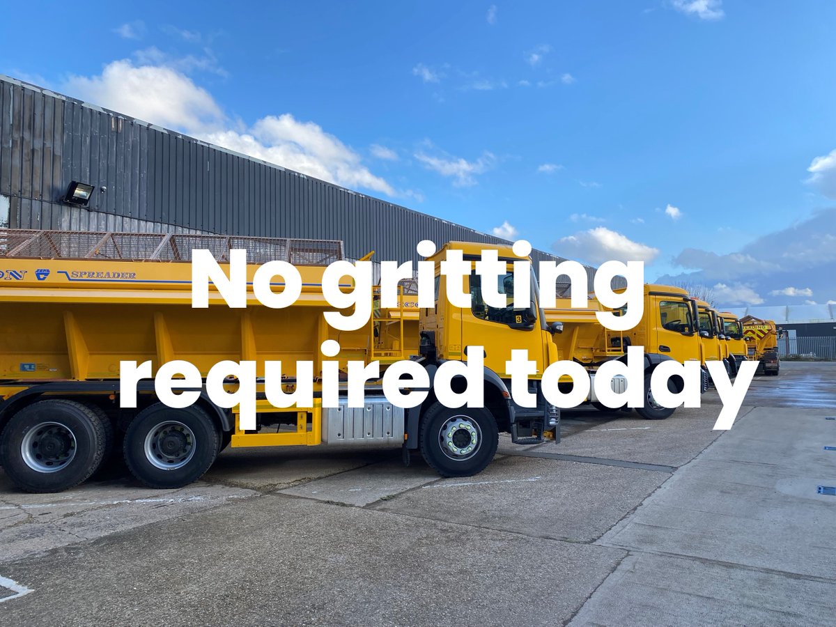 ❄️ Winter Service Decision 26-03-24 ❄️ No planned gritting action today, but we will continue to monitor conditions. For more winter updates please visit: ow.ly/R08A50PY80u