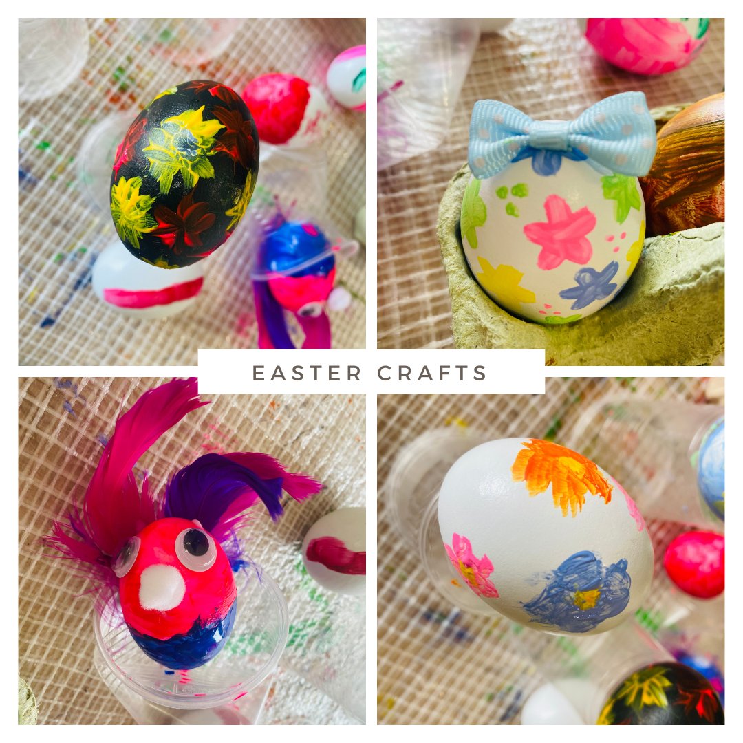 ReactMH's tweet photo. Easter celebrations have started early with an Easter crafts workshop run by Deputy Manager Teresa and Support Worker Gail! Our Individuals got creative painting and decorating Easter eggs. Here's some that were made earlier 🐣

#React #ImprovingLives #EasterCrafts https://t.co/z3eFJ54U99