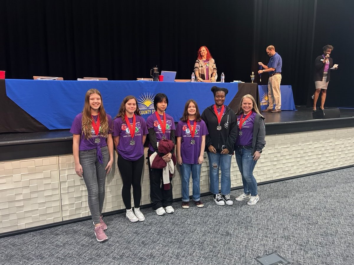 Congratulations to Ms. King and our awesome 8th STEAM Bowl Team for finishing in 2nd place in last week's district competition!