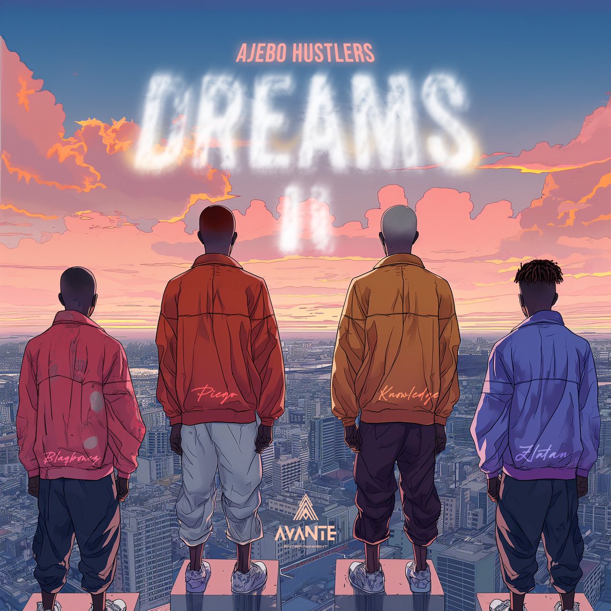 Ajebo_Hustlers's tweet image. it’s @knowledge_AH day! So we come with a special gift! Dreams II feat. @Zlatan_Ibile &amp;amp; @BlaqBonez out on Friday!