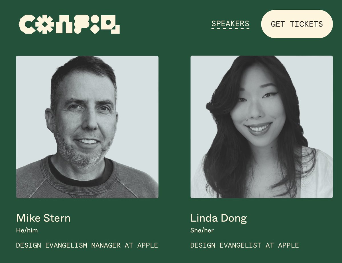 Because we have so much free time @themikestern and I were like “WHAT IF WE ALSO SPOKE THE WEEK AFTER WWDC” Catch us for our talk at @figma Config 2024!!