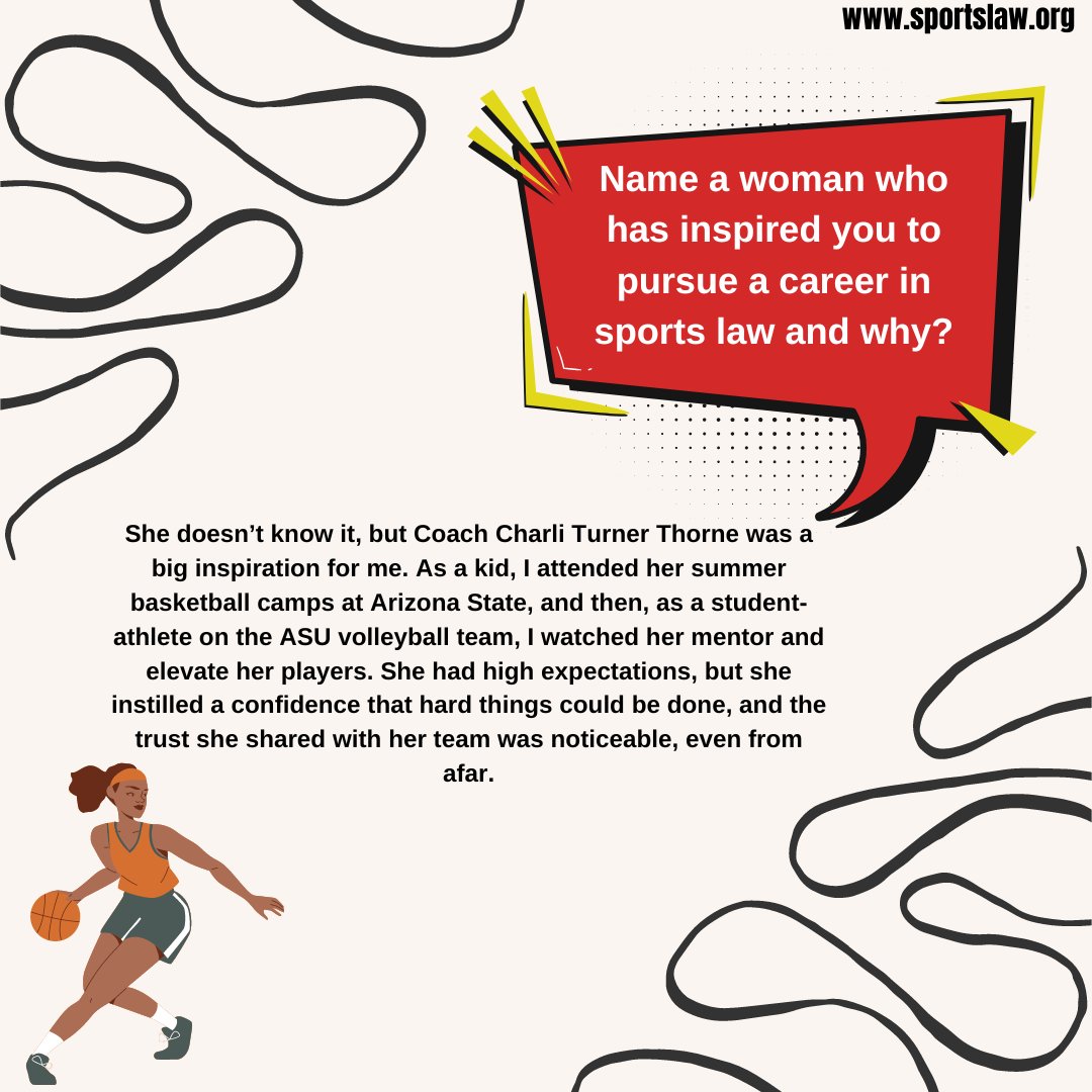sportslawyers's tweet photo. We are excited to kick off the final week of #WHM with a #SLAMemberTakeover featuring Marina Carpenter from the @ArizonaCoyotes. Let's take a moment to embrace her words of wisdom and celebrate the contributions of women everywhere! #WomenInSports #JoinSLA https://t.co/9dOW3QA0Mx