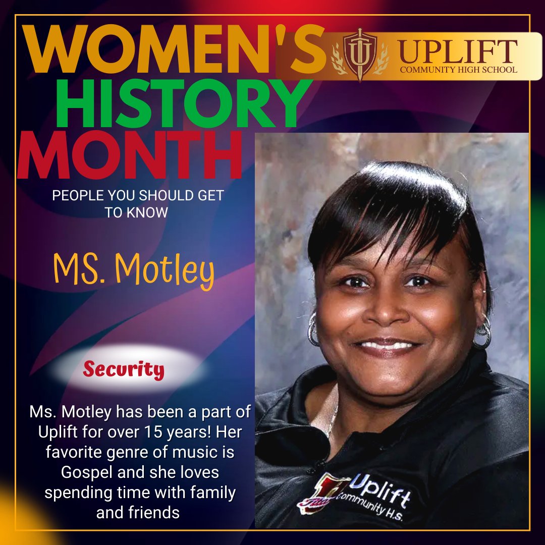 Women's History Month spotlight featuring Ms. Motley 🎉 #WomenHistoryMonth #WomensHistoryMonth2024 #thebestarewithcps