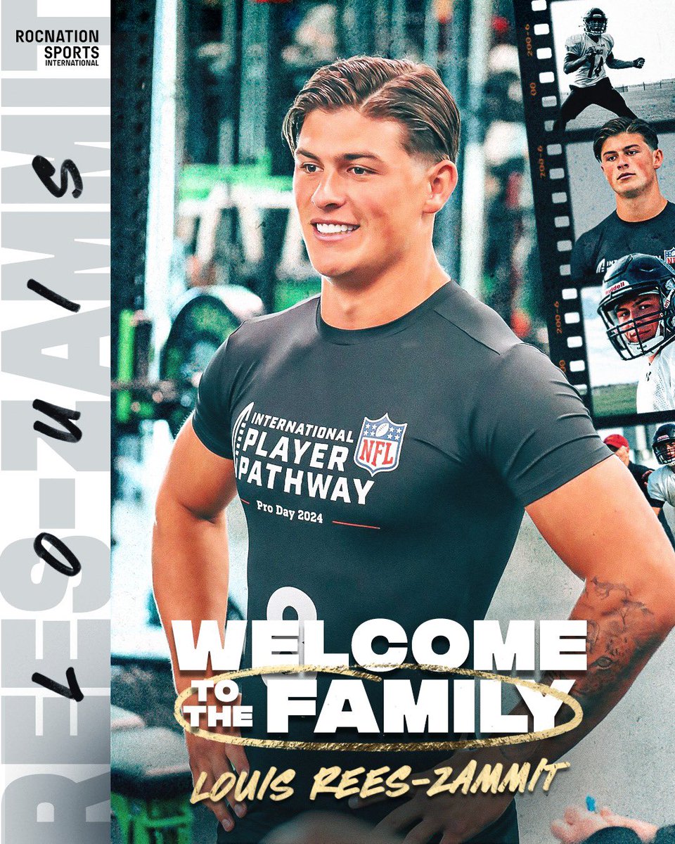 Welcome to the family Louis Rees-Zammit! 
Excited to share this new chapter with you  🏈💎 #RocFam