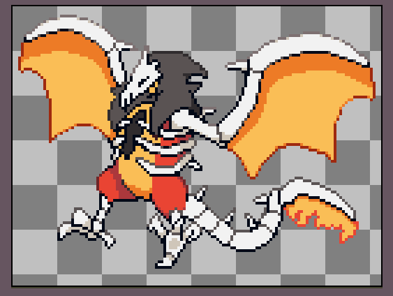 MissingFox1's tweet photo. Working on an evolution stage for one of our starters

#fakemon #videogame #indiedev #Pixelart https://t.co/aVByiEMaSf