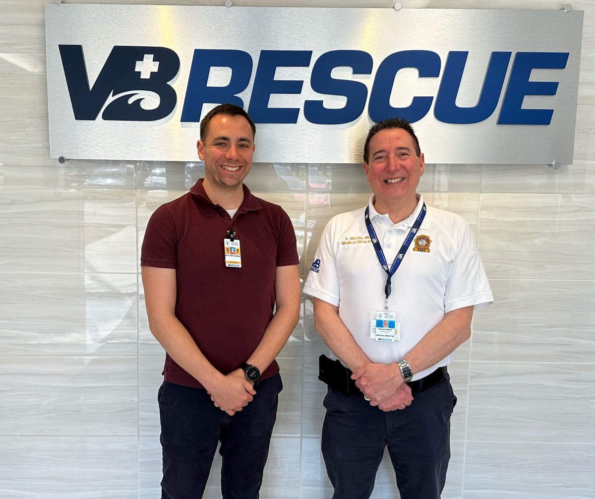Another volunteer has joined our EMS Duty Physician (EDP) team! Congratulations to Dr. Matthew Jordan on being released as a Physician in the MD2 program. ☑️ Volunteer? ems.virginiabeach.gov/volunteer ☑️ Career? ems.virginiabeach.gov/careers #VBRescue #EMS #VBEMS #VirginiaBeach