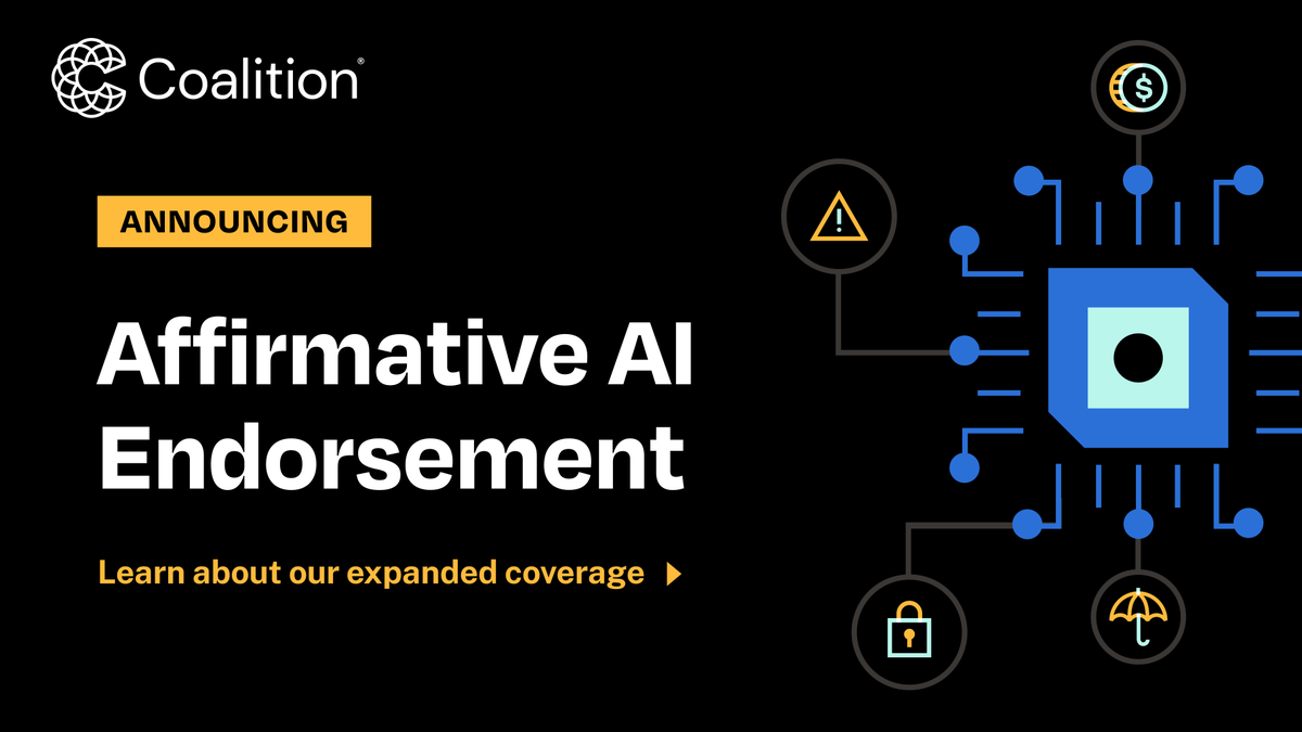We’re keeping up with the evolving digital risk landscape by adapting our policy language to include events triggered by AI technologies or security events. Get more info about the Affirmative AI Endorsement on our U.S. Surplus and Canada Cyber policy: bit.ly/4aMOdgv