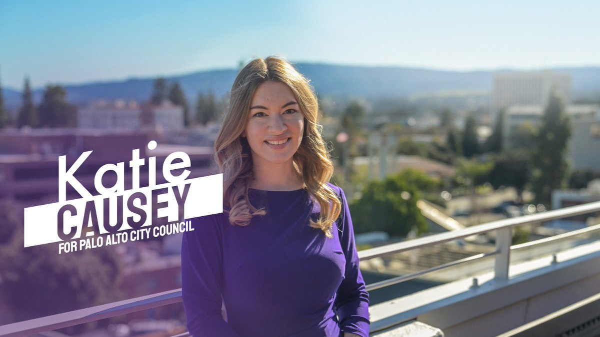I’m a bi, zillennial, urbanist, and former tenant organizer who believes yes in my backyard, & I’m running for Palo Alto City Council. Can you donate $50 today to help create a Palo Alto that is sustainable, affordable, and inclusive? katiecauseyforcouncil.com