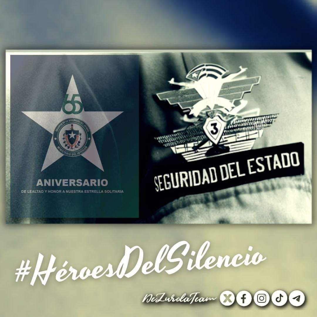 Llevan el silencio como escudo y la discreción como la más eficaz de las armas, Felicidades y el eterno agradecimiento a estos #HéroesdelSilencio, 65 años defendiendo nuestra gran obra la 'Revolución' #JuntosxCuba @UlisesGuilarte @CubaCentral @DrRobertoMOjeda @DiazCanelB