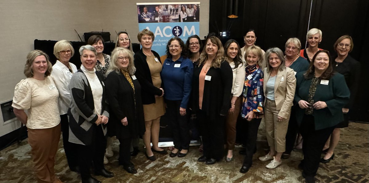 So excited to serve the #Osteopathic Profession with this talented group of Osteopathic Medical School Deans.

#WomenHistoryMonth 
#WomenInMedicine #MedEd #AACOM 
@AACOMmunities @AOAforDOs