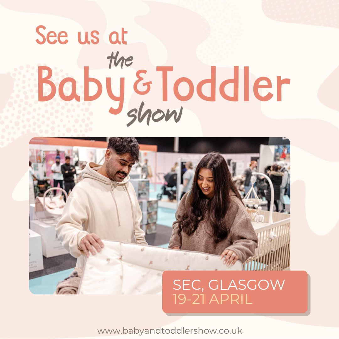 Join us at the Baby and Toddler Show!👶 It's the ultimate location for new and expectant parents and we're so excited to be at stall E7 at the Scottish Show on the 19-21 April. We have 50 pairs of complimentary e-tickets to give away with code: EXSP22 👉bit.ly/BABY_AND_TODDL…