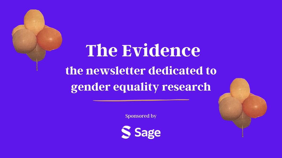 Out now: The latest edition of The Evidence - the newsletter dedicated to gender equality research from @Les_Glorieuses, sponsored by Sage. The new edition examines how fixing gender inequality could also address the climate crisis. Read it here: ow.ly/kEOI50R2mun