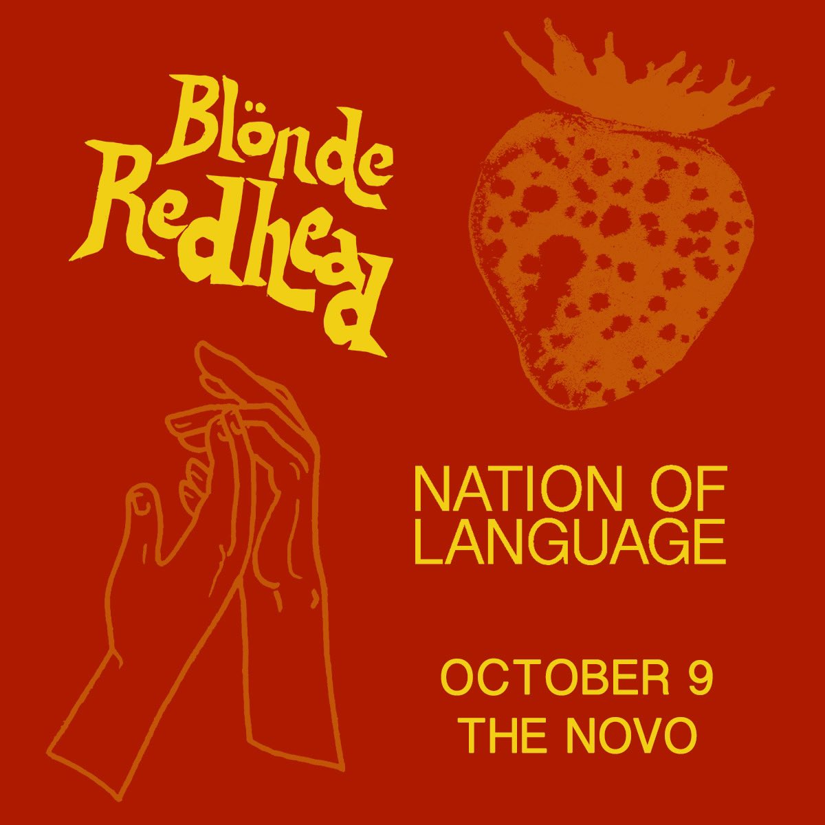 JUST IN 💫 @BlondeRedhead & @notionofanguish are rocking with us on October 9th! On sale Fri @ 10am axs.com/events/538037/…