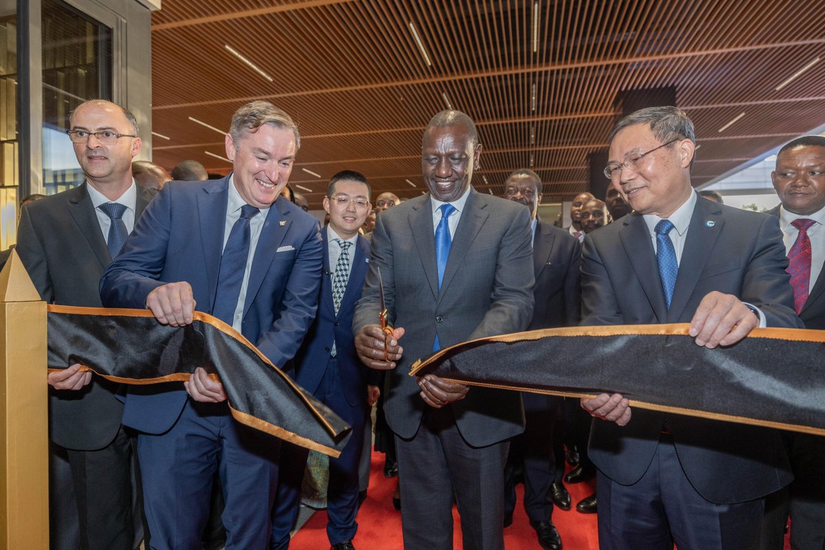 WilliamsRuto's tweet photo. The establishment of JW Marriott Nairobi — an iconic and award-winning multinational hotel — in Kenya signals the net result of our steady push for a facilitative business climate in our country. 

It can only get better!

At the Global Trade Centre, Nairobi, officially opened the JW Marriott Nairobi that will directly employ more than 500 Kenyans.