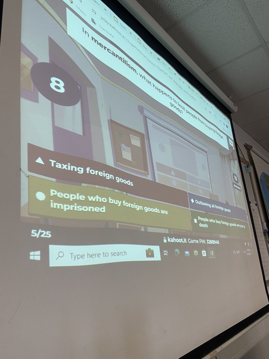 This week has started off great in CEPT 1! I was able to interview my mentor teacher on skills and tips to prepare me for a future interview for my dream job as an educator! I also got to watch and help as students reviewed questions for an upcoming test through Kahoot!