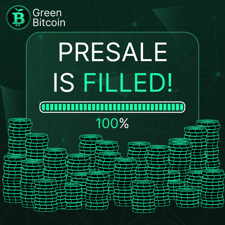 GreenBTCtoken's tweet photo. The Green Bitcoin presale is over! Now the real work begins!

Listing details and token claiming details will follow shortly! For now, we want to thank the entire community for helping us spread the Green revolution far and wide.

THIS IS ONLY THE START https://t.co/774VxfJ9A1