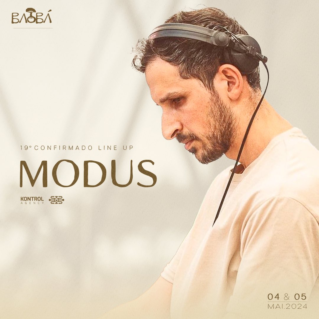 Nós te avisamos pra preparar o coração, né? Então tá aqui mais uma confirmação! MODUS é o 19° confirmado do nosso line up 🇮🇱