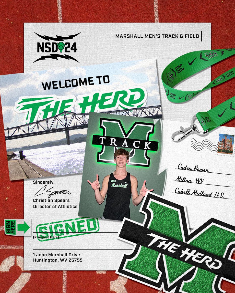 Welcome to the Thundering Herd, Caden Bowen!!

#WeAreMarshall