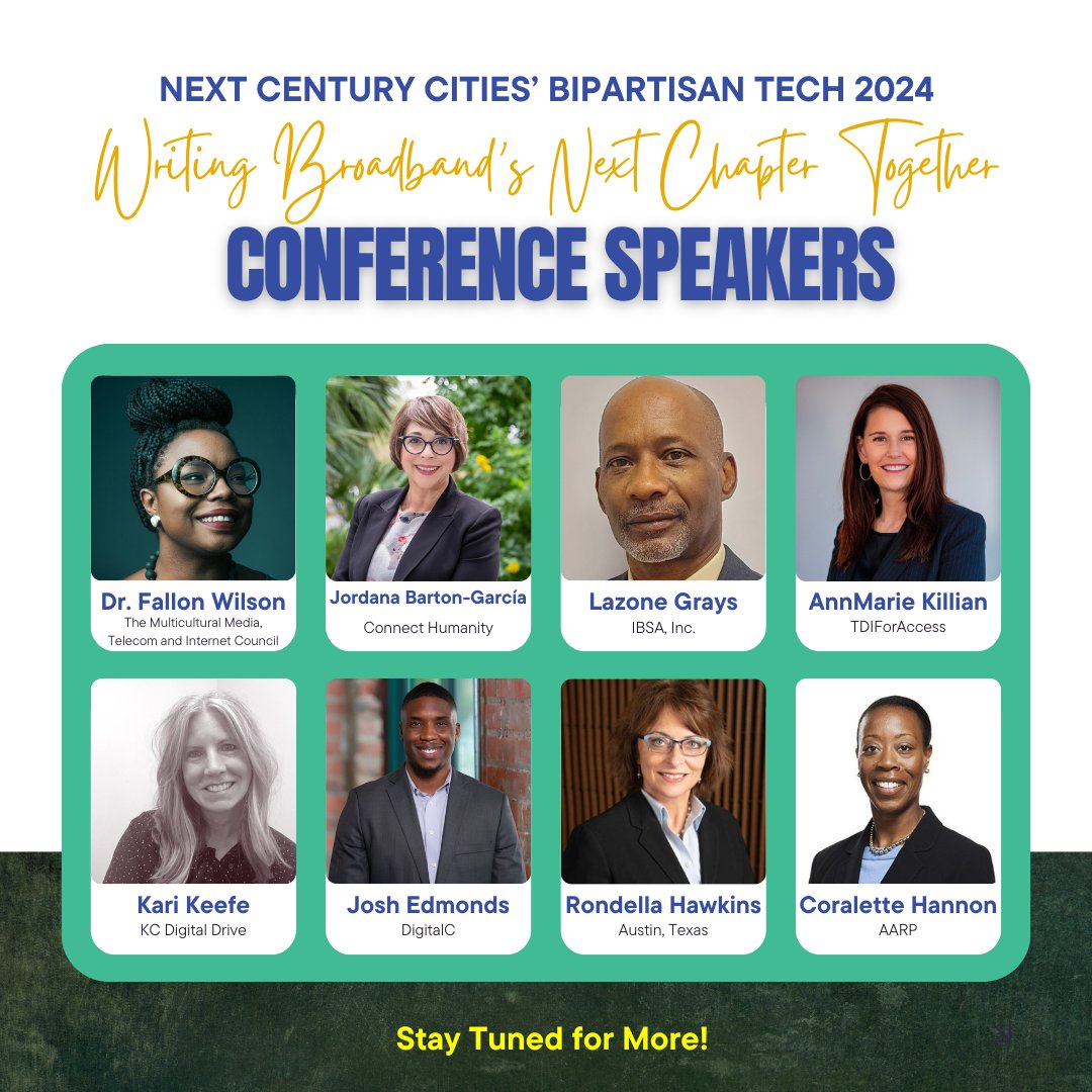 We are so excited to host broadband leaders and advocates at the 2024 Bipartisan Tech Conference in Washington, DC on April 17th! Tickets are free but limited, so please reserve your spot today! eventbrite.com/e/2024-biparti…