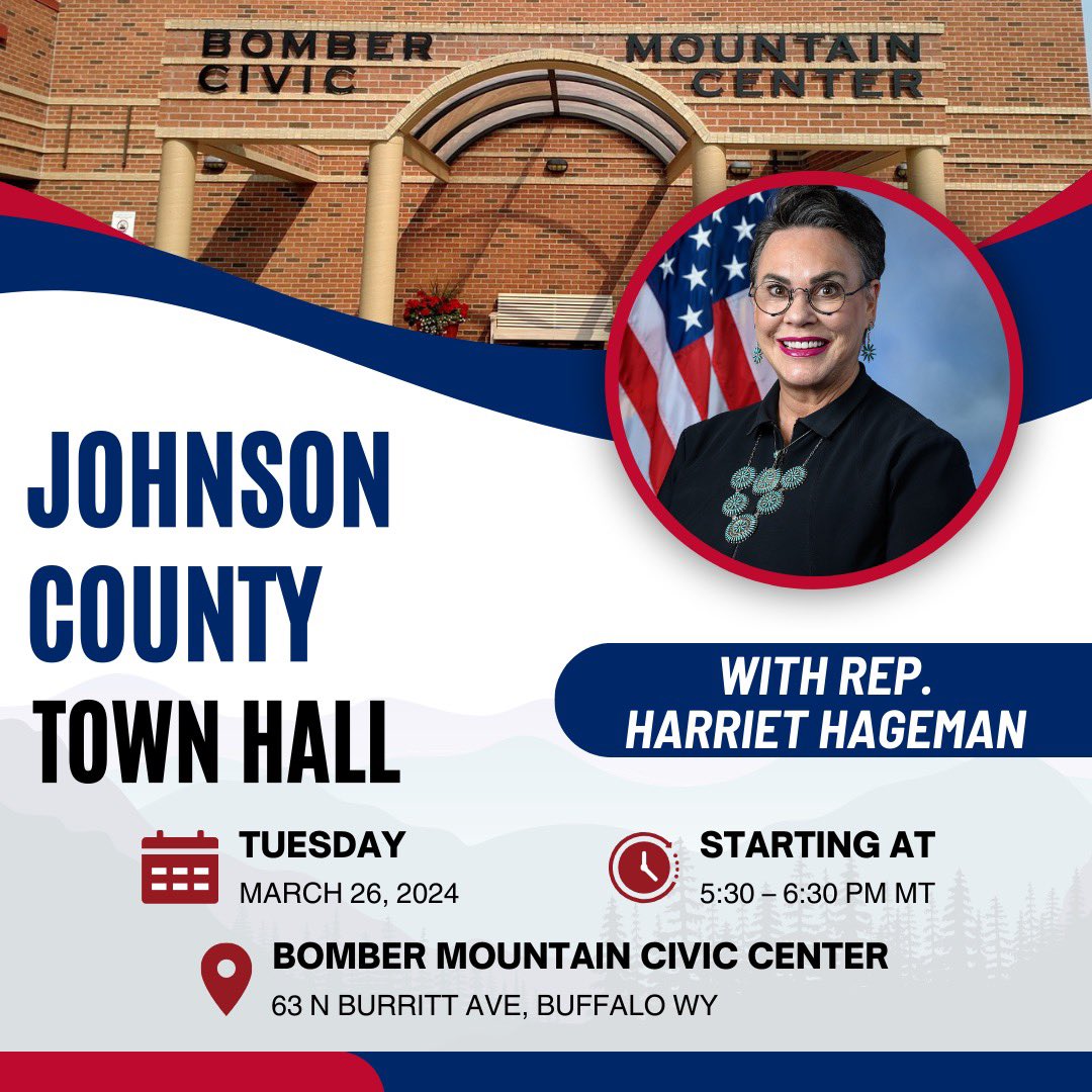 If you’re in the Johnson County area tonight, please come visit my town hall meeting.