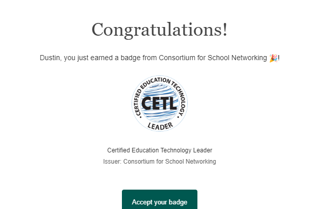 Dustin Shadbolt, CETL tweet media