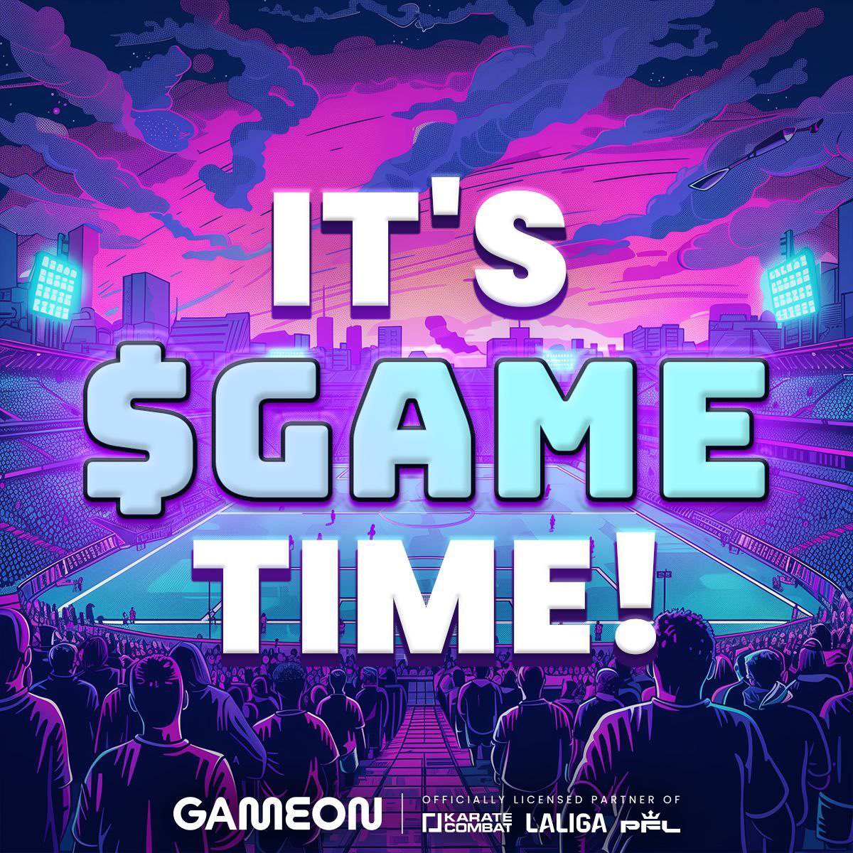 😇 @GameOn_HQ is the official sports partner of the world top sports leagues including @LaLiga, granted by @Arbitrum! Complete simple tasks on gpts.gameon.app to earn #GPTS which can be converted to $GAME at TGE!!!!🔥 I am stacking GPTS now!